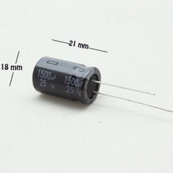 Capacitor electrolítico 1500uF 25V