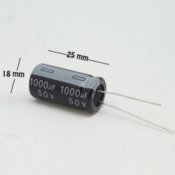 Capacitor electrolítico 1000uF 50V
