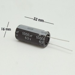 Capacitor electrolítico 1000uF 63V